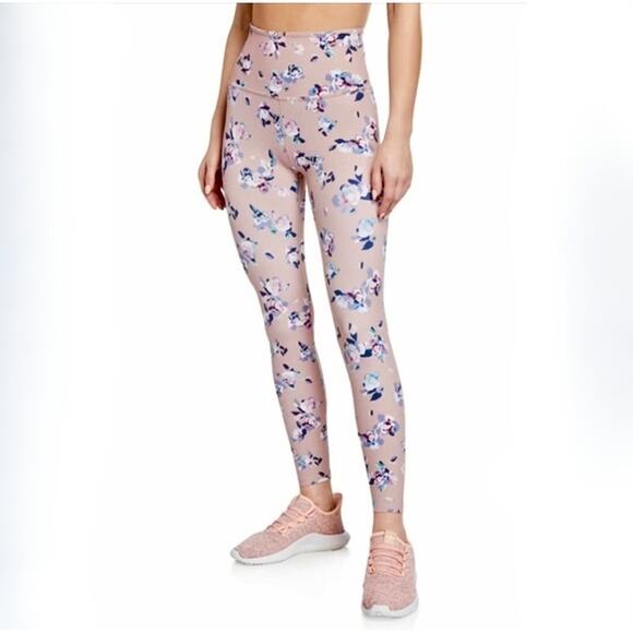 Beyond Yoga Olympus High Rise Impressionist Floral Blush Legging Activewear L - Picture 5 of 16